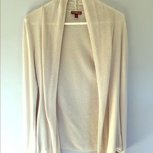 Cream color Express cardigan